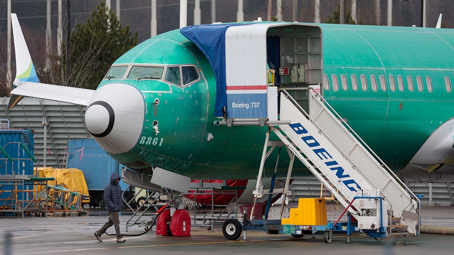 Boeing 737-8 MAX in Renton, Washington