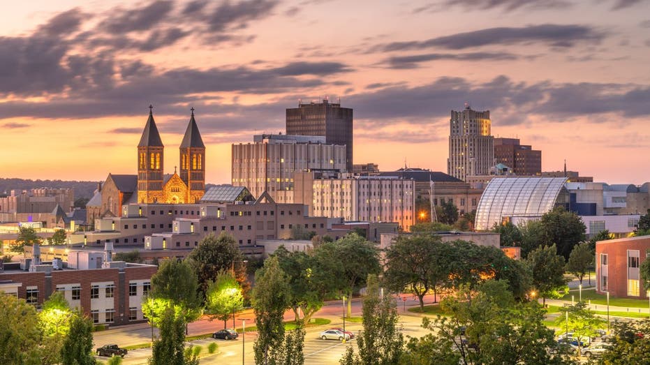 Akron Ohio skyline