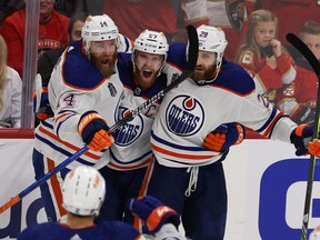 McDavid Draisaitl Ekholm Edmonton Oilers