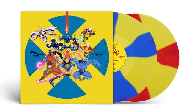 Album and vinyl art for the soundtrack to X-Men '97.