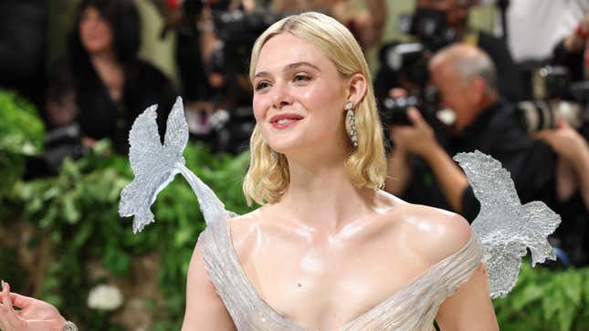 Elle Fanning, seen here at the Met Gala, is joining the Predator franchise.