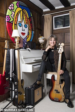 Suzi Quatro is an American singer, songwriter and bassist