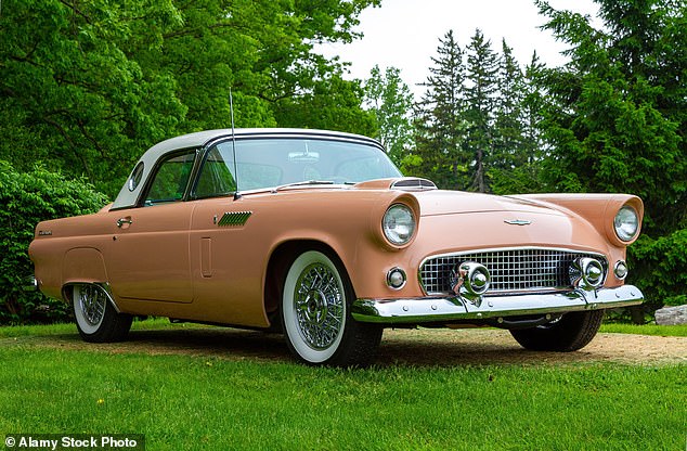 Oops: Buying a pink 1957 Ford Thunderbird, costing around $12,000, was Quatro's biggest money blooper