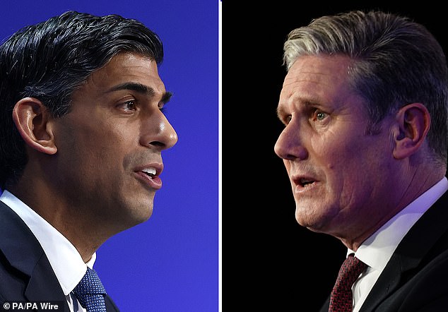 Head-to-head: Rishi Sunak and Keir Starmer are failing to introduce any inspiration or optimism about the country's future into the General Election campaign