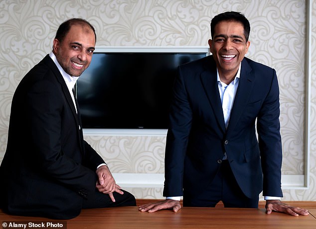 Parting of the ways: Tycoons Zuber (left) and Mohsin Issa swooped on Asda in 2021