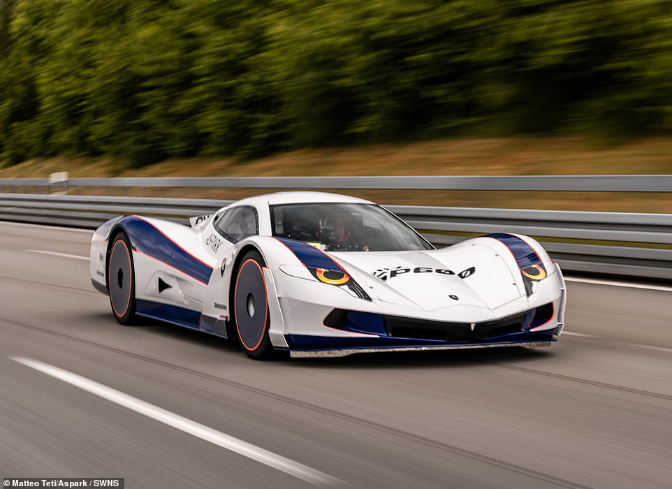 This is the Aspark Owl SP600 and it is now the world's fastest EV: The £2.5million battery-powered Japanese hypercar has just clocked a monumental 272.61mph