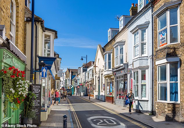 Tourists travel miles to sample the fresh oysters in Whitstable, a seaside town 25 miles from Canterbury