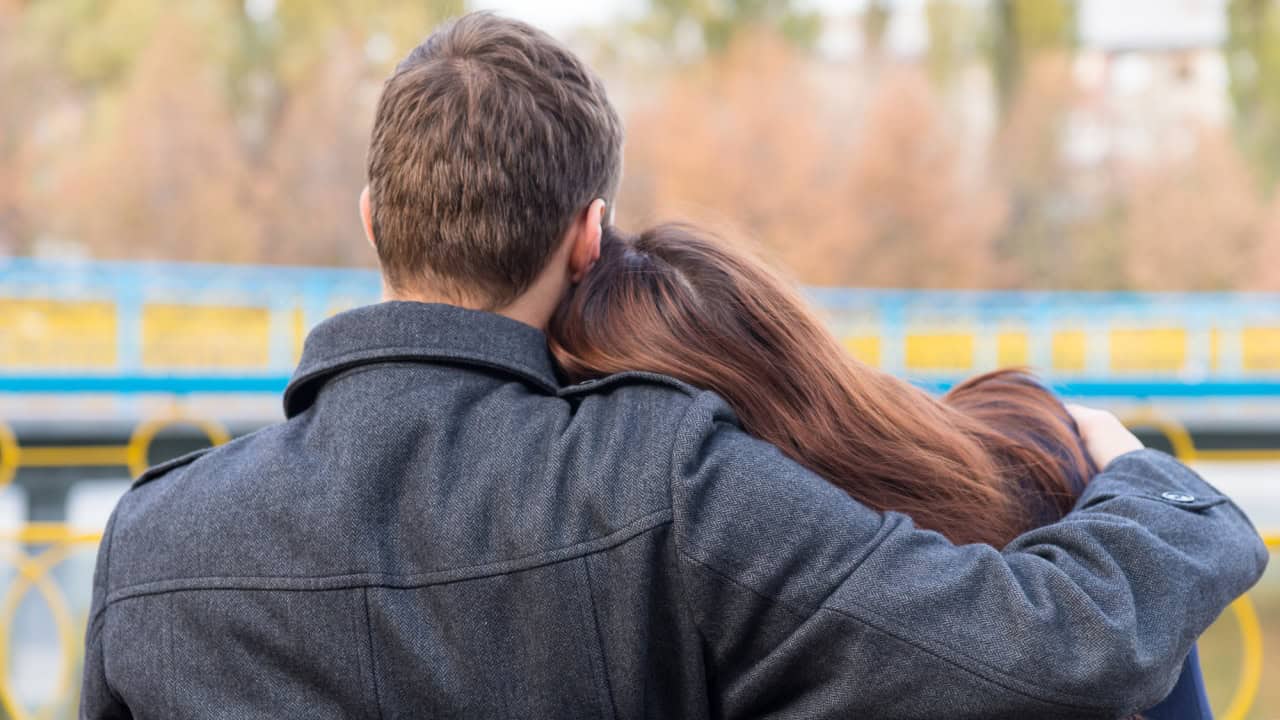 Loving young couple enjoying a romantic date