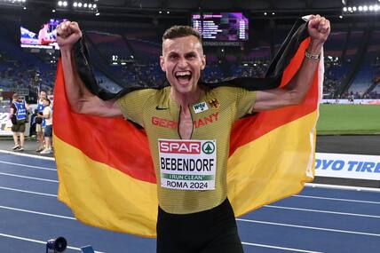 Holte bei der EM seine erste internationale Medaille: Hindernisläufer Karl Bebendorf.