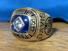 Lorne Davis' 1984 Stanley Cup ring