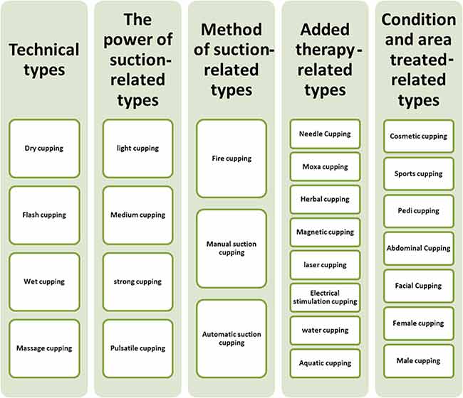 different methods of cupping