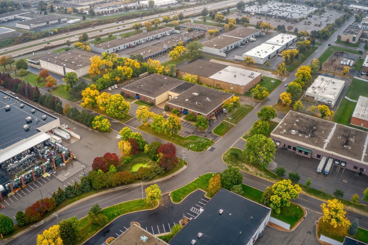 Aerial view of Plymouth, Minnesota 