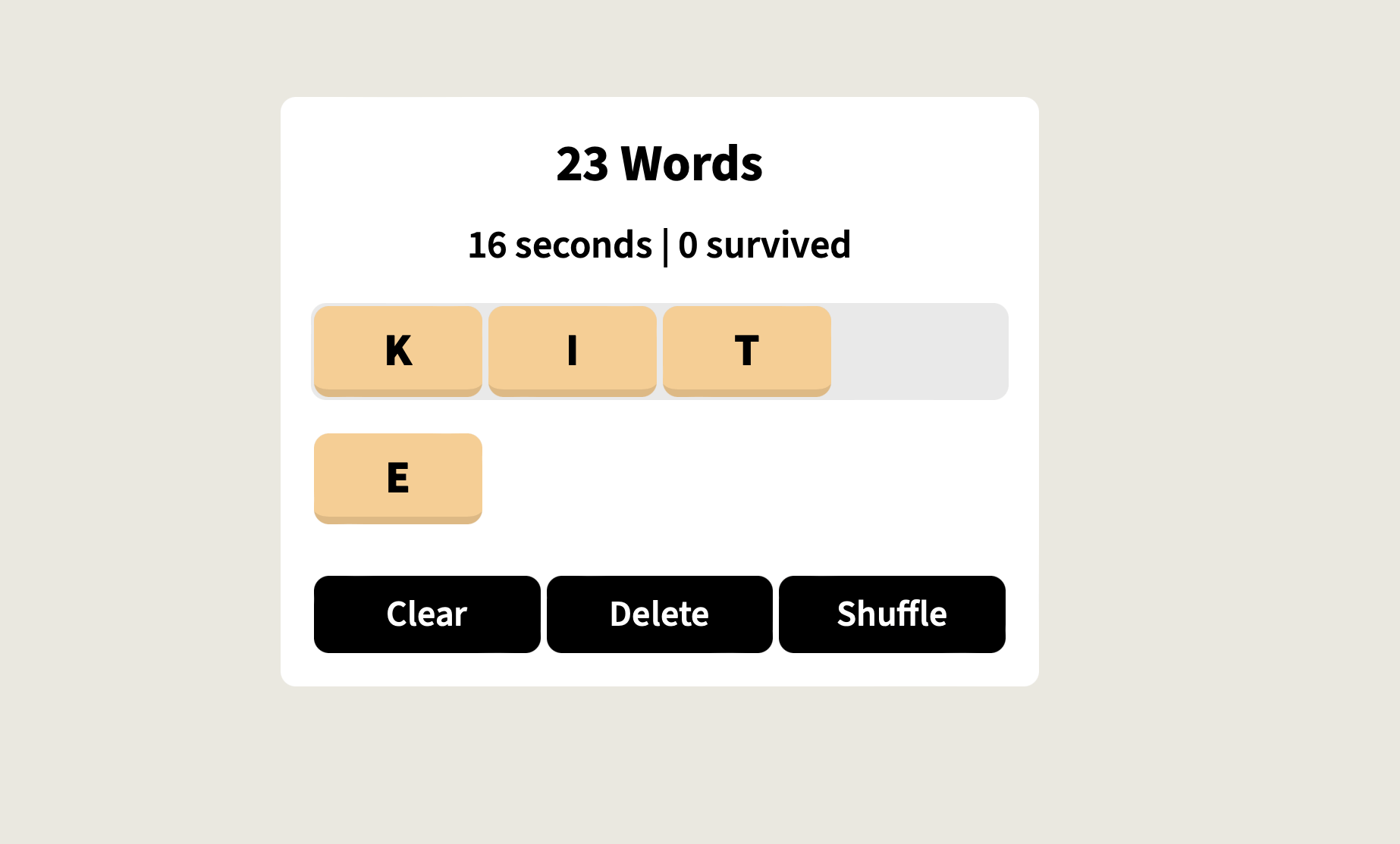 23 Words