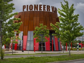 Pioneer Village Station on the Vaughan side of Steeles Ave. W. on Friday, June 7, 2024.