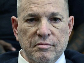 FILE - Harvey Weinstein appears in Manhattan Criminal Court, Wednesday, May 29, 2024, in New York. Harvey Weinstein's lawyers argue that he didn't get a fair trial in Los Angeles when he was convicted of rape and sexual assault in 2022.