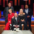 Shark Tank judges Mark Cuban, Barbara Corcoran, Kevin O'Leary, Lori Greiner, Daymond John