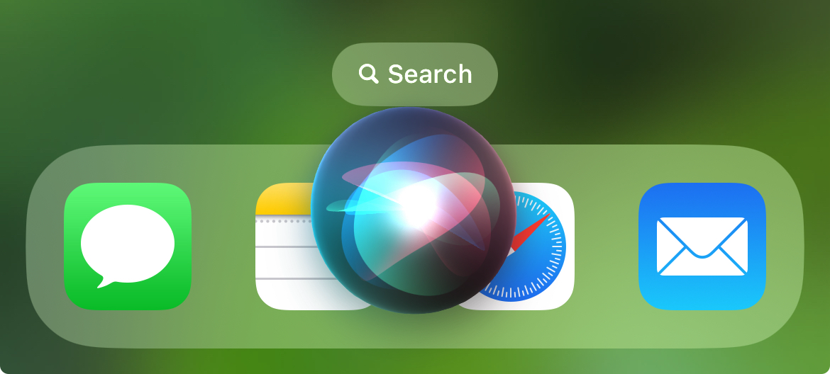 Siri listening icon in iOS 17.